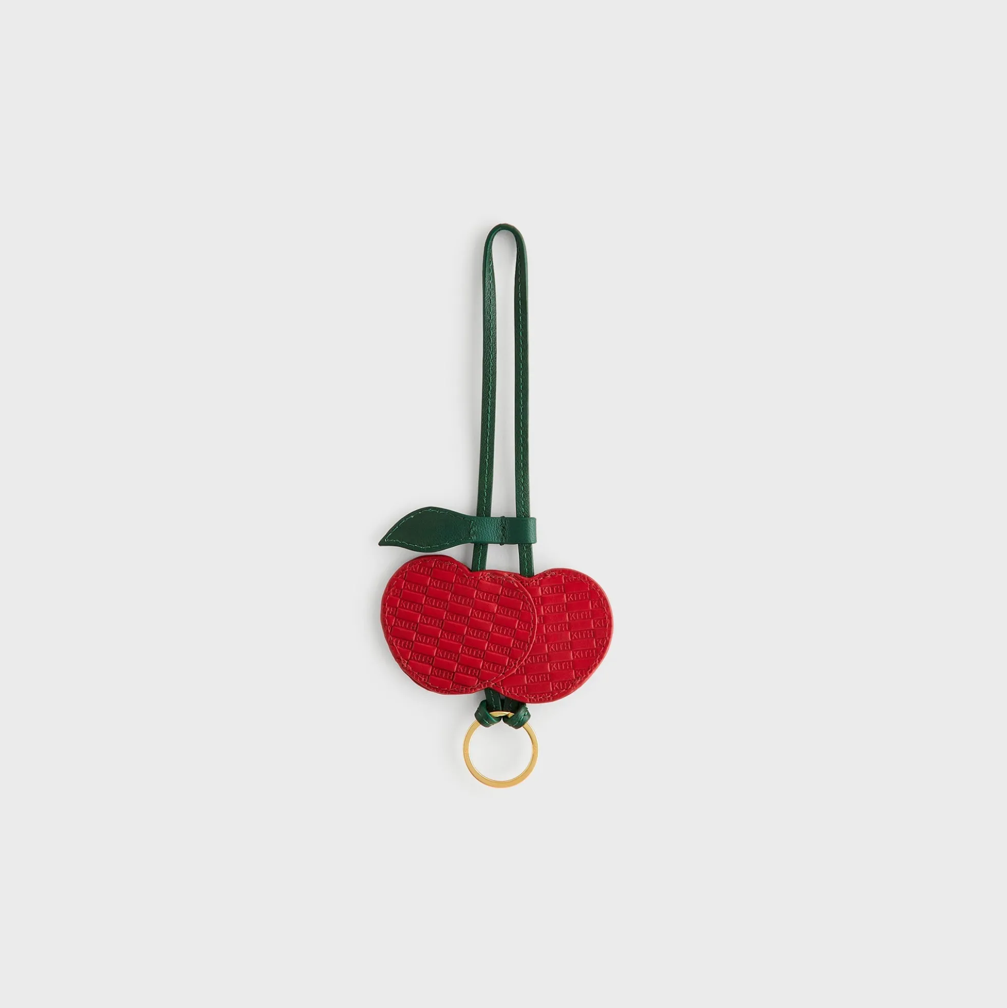 Kith Women Monogram Leather Cherry Bag Charm