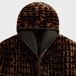 Kith Women Monogram Shearling Coat