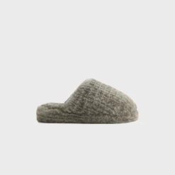 Kith Women Monogram Shearling Slippers