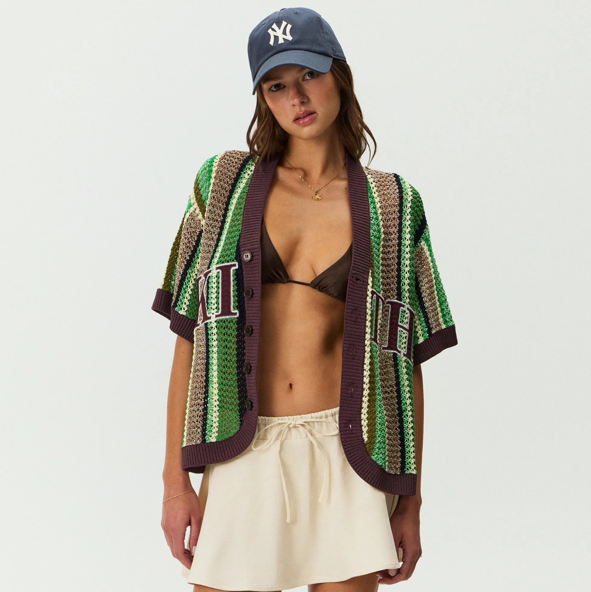 Kith Women Robyn Crochet Baseball Jersey