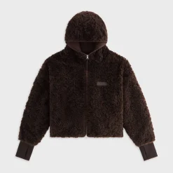 Kith Women Saide Sherpa Hooded Jacket