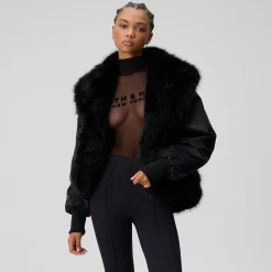 Kith Women Senna Faux Fur Reversible Bomber