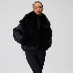 Kith Women Senna Faux Fur Reversible Bomber