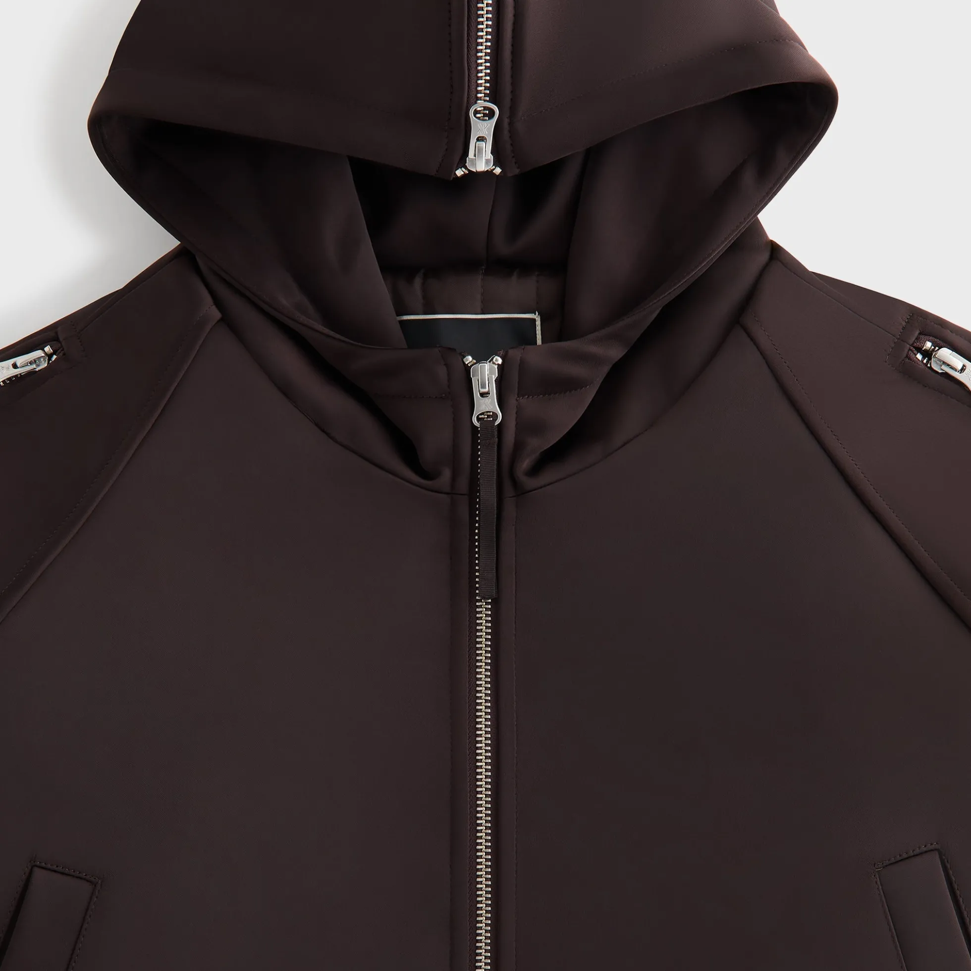 Kith Women Simra Satin Zip Sleeve Bomber