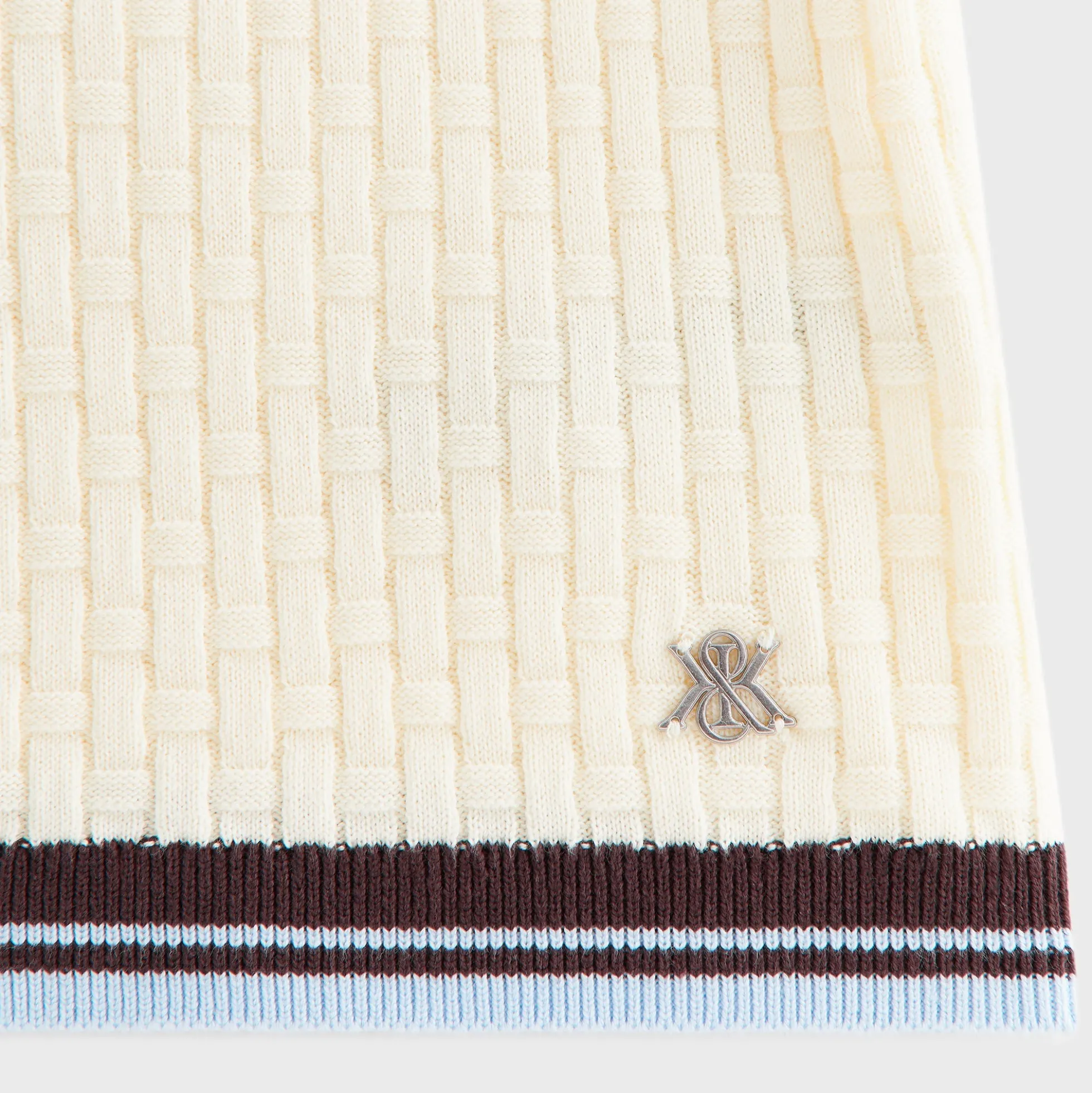 Kith Women Taylen Basketweave Sweater Polo