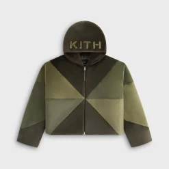 Kith Women Toshi III Faux Fur Pinwheel Bomber Jacket