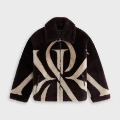 Kith Women Waylon II Shearling Crest Jacket