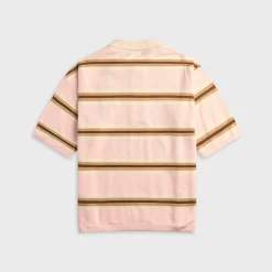 Knit Striped Polo