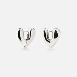 Large Heart Hoops