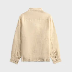 Linen Long Sleeve Button Lens Shirt
