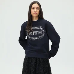 Lisa for Kith Women Ashwin Studded Crewneck