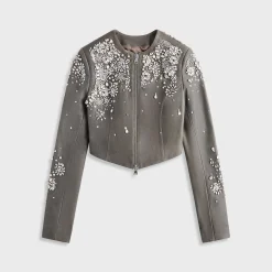 Lisa for Kith Women Brei Embellished Bolero Jacket