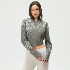 Lisa for Kith Women Brei Embellished Bolero Jacket