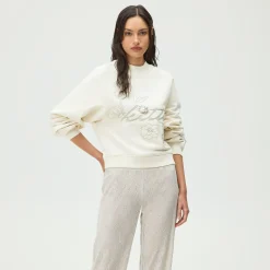 Lisa for Kith Women Isley Embellished Mockneck Crewneck