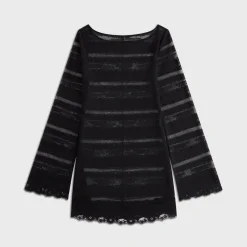 Lisa for Kith Women Odette Logo Lace Mini Dress