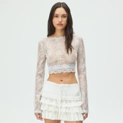 Lisa for Kith Women Piera Lace Long Sleeve Top