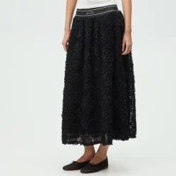 Lisa for Kith Women Rina Ruffle Midi Skirt