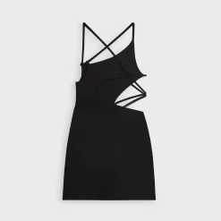 Lisa for Kith Women Voyez Asymmetrical Strap Mini Dress