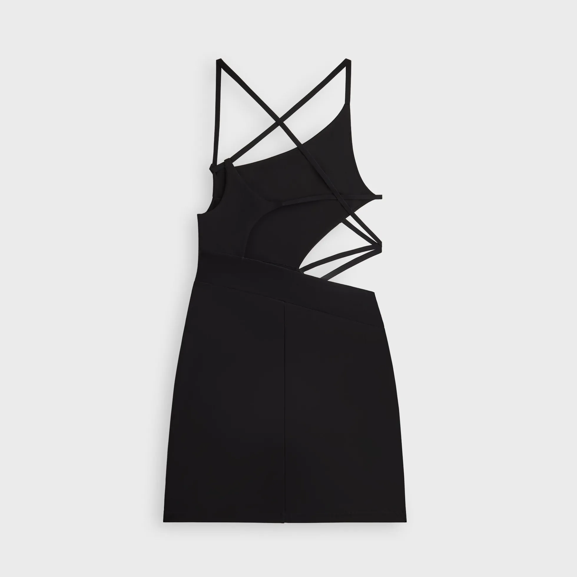 Lisa for Kith Women Voyez Asymmetrical Strap Mini Dress