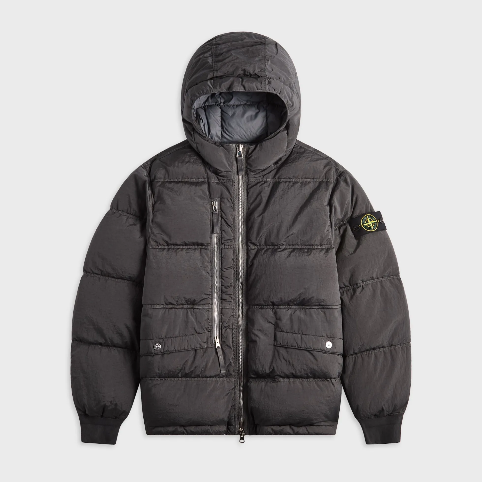 Logo Patch Padded Jacket