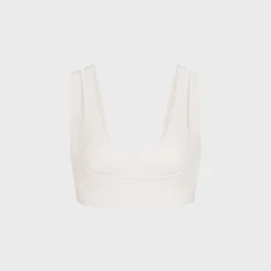 Matte Double Strap Scoop Bra