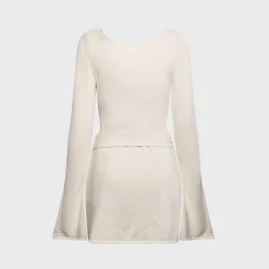 Maya Long Sleeve Mini Belted Dress