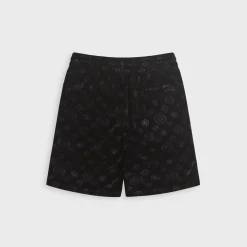 Monogram Velour Short