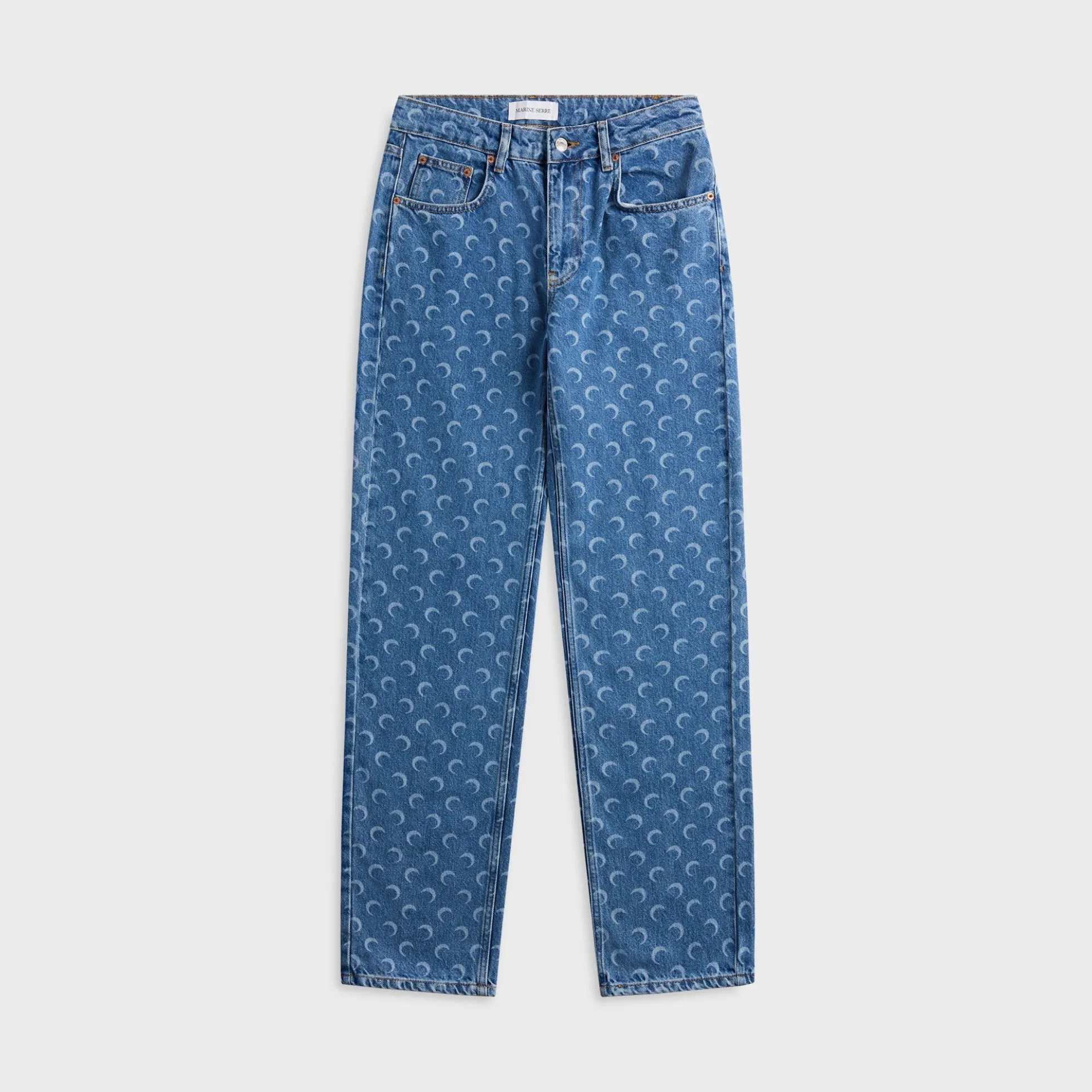 Moon Laser Blue Wash Denim Jean