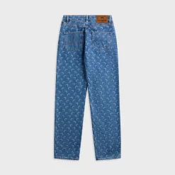 Moon Laser Blue Wash Denim Jean