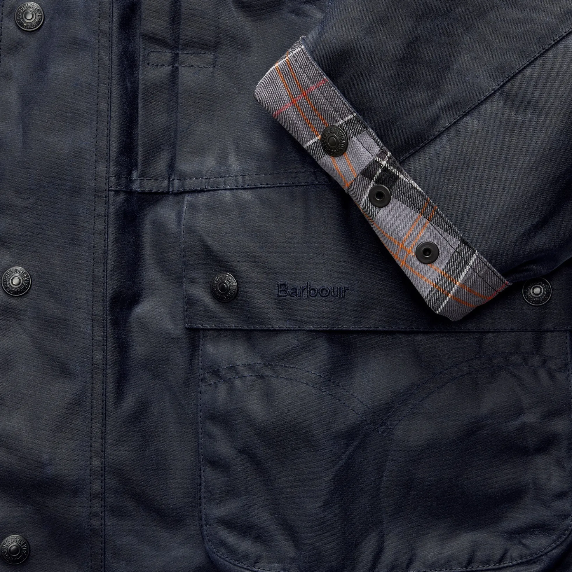 Oversized Bedale Waxed Jacket