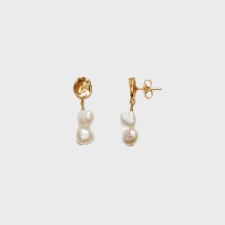Pearly Drop Earrings Short