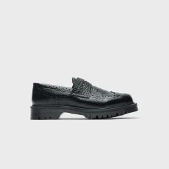 Penton Brogue Emboss Leather Loafers