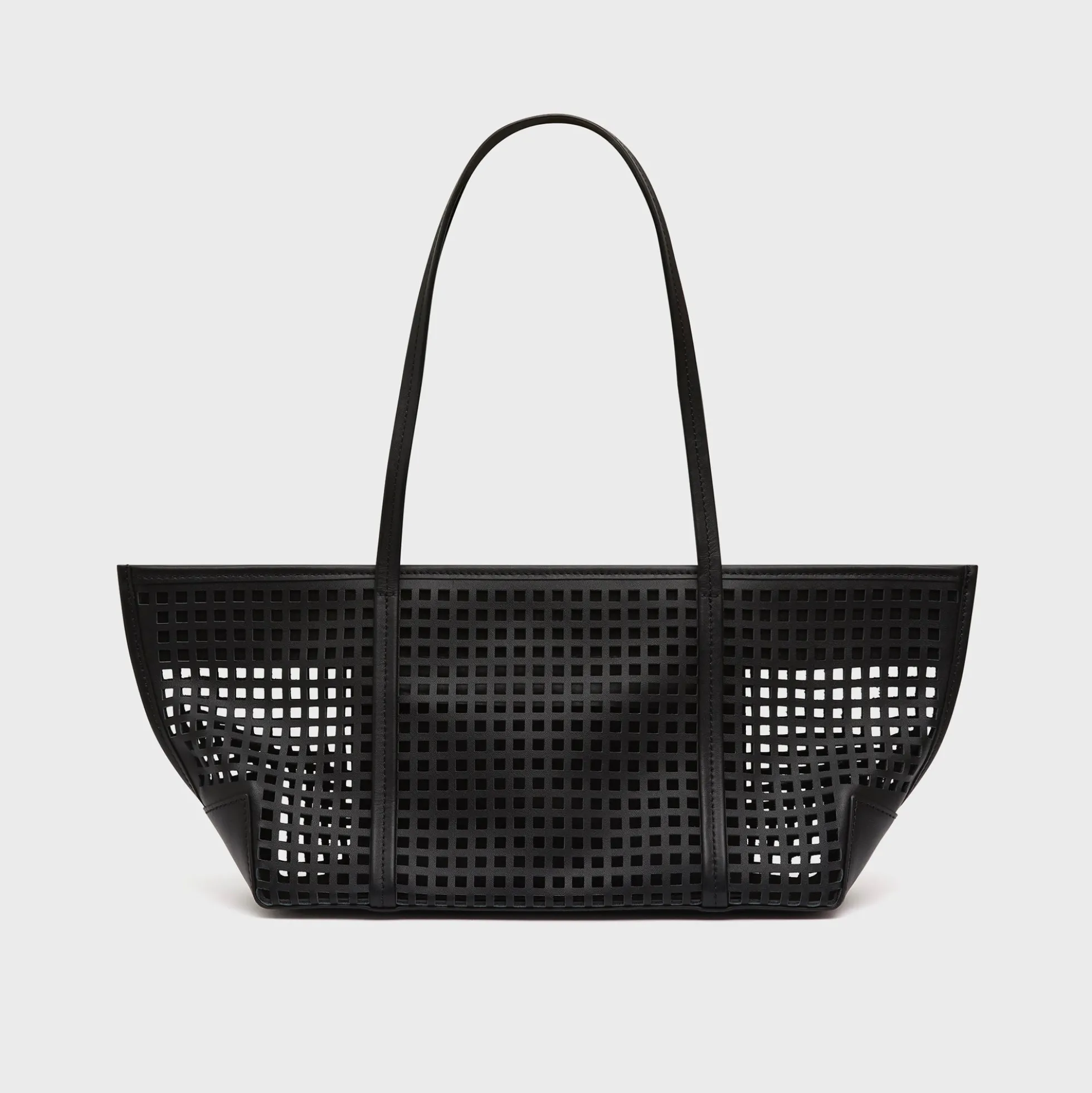 Perforated Slim Bateau Tote Bag