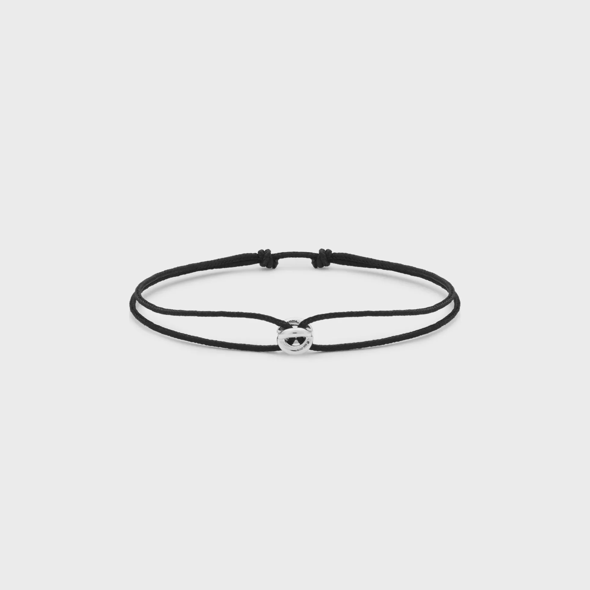 Polished Sterling Silver Entrelacs Cord Bracelet