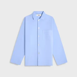 Poplin Long Sleeve Pyjama Shirt