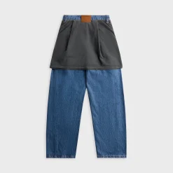 Pre-Styled Slouchy Jean with Tied Tee