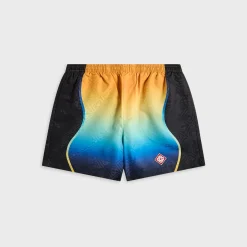 Printed Jacquard Swim Shorts