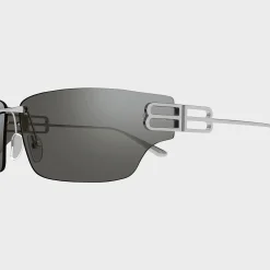 Rectangular Metal Sunglasses