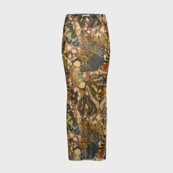 Re-Edition Mesh Long Skirt