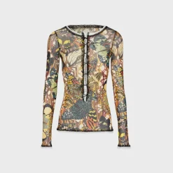 Re-Edition Mesh Long Sleeve Top