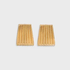 Ribbed Earring