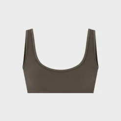 Ribbed Seamless Micro-Scoop Bra