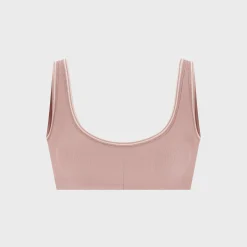 Ribbed Seamless Micro-Scoop Bra