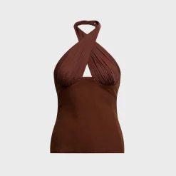 Sculpted Halter Top