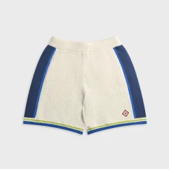 Side-Stripe Crochet Short