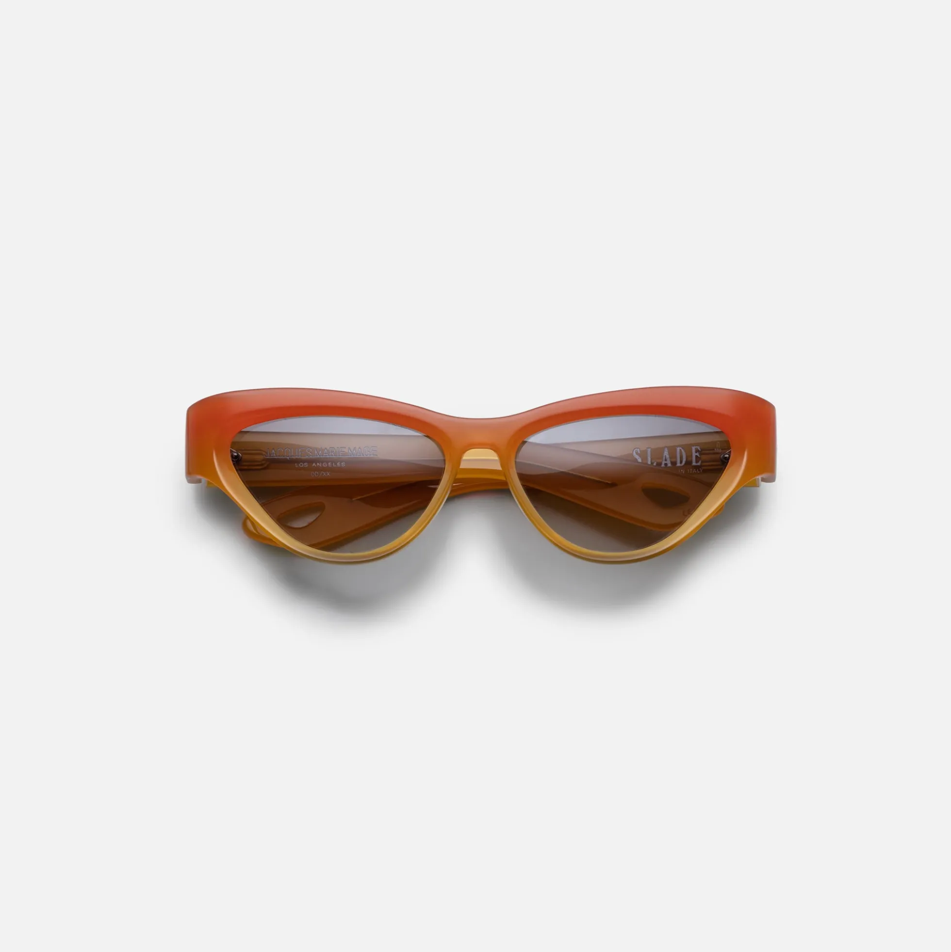 Slade Crush Frame Brandy Gradient Lens Silver Hardware