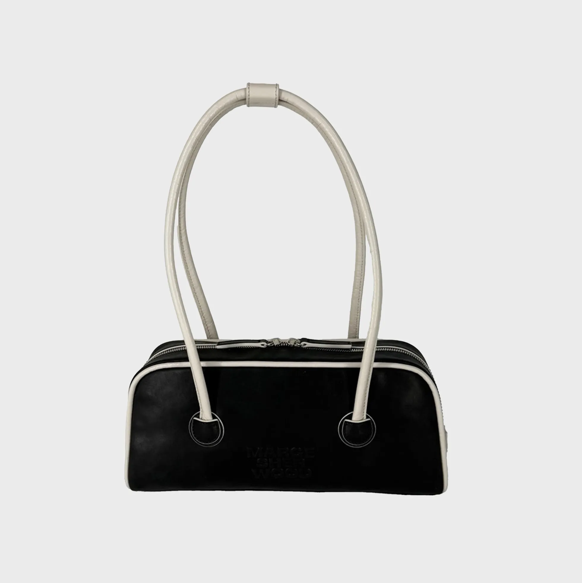 Soft Baguette Bag with Piping