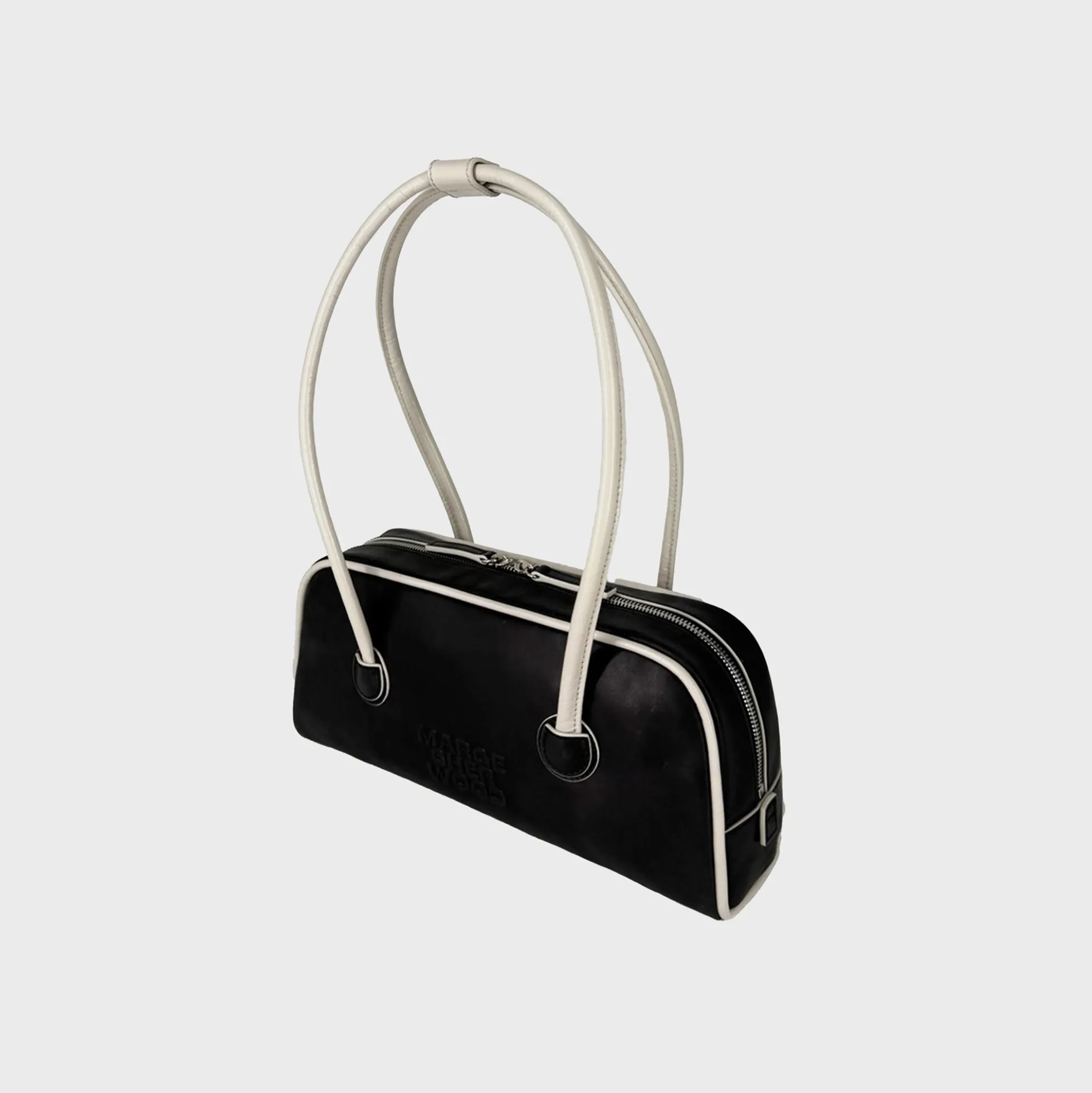 Soft Baguette Bag with Piping