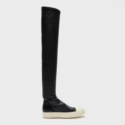 Stivali In Pelle High Stocking Sneaks Boots