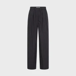 Stripe Relaxed Pleat Pant